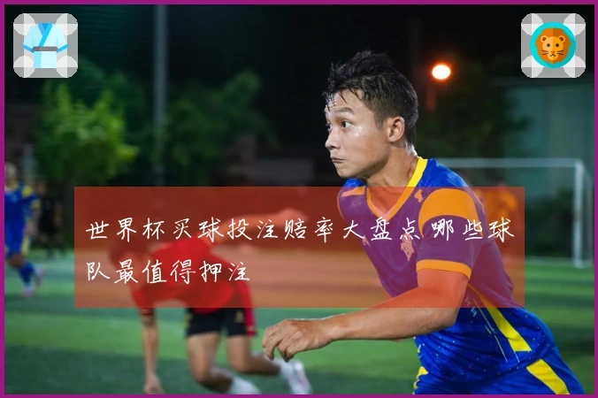 世界杯买球投注赔率大盘点 哪些球队最值得押注